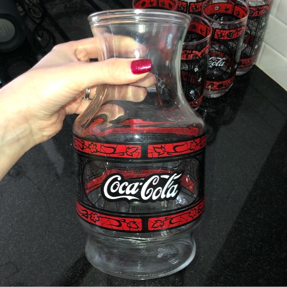 coca cola pitcher and glass set - Picture 3 of 7